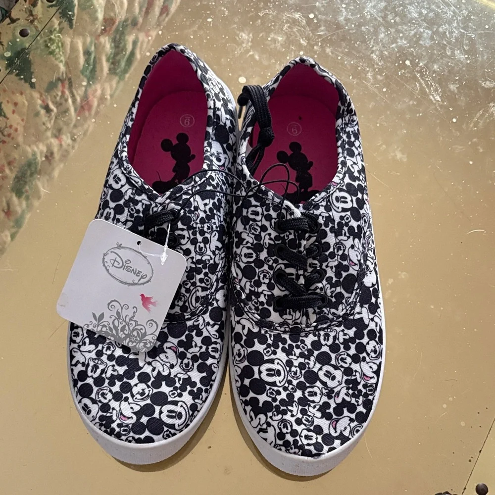 Disney Black and White Character Sneakers - Picture 1 of 3